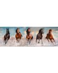 Puzzle panoramic Clementoni de 1000 piese -Horses - 2t