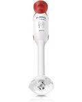 Blender de mână  Bosch - ErgoMixx MSM64010, 450W, 2 viteze, alb/roșu - 2t