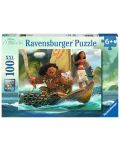 Puzzle Ravensburger 100 de piese - Disney Moana: Un ocean, o inimă - 1t