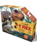 Puzzle Madd Capp de 100 piese - T-Rex - 1t