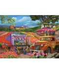 Puzzle SunsOut din 1000 de piese - Lalele de pe marginea drumului - 2t