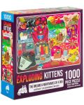 Puzzle Exploding Kittens din 1000 de piese - Coșmaruri de câini - 1t
