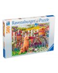 Puzzle Ravensburger de 500 piese - Cute dogs in the garden - 1t