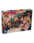 Puzzle Black Sea Lite de 1000 piese - Pranz pe barca, Pierre-Auguste Renoir - 1t