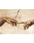 Puzzle Eurographics de 1000 piese - Crearea lui Adam (detaliu), Michelangelo Buonarroti - 2t