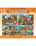 Puzzle Master Pieces 12 in 1 - Garden and country scenes - 2t