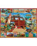 Puzzle White Mountain de 1000 piese - Surfin Woodie - 2t