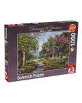 Puzzle Schmidt de 1000 piese - Conacul cu turn, Dominic Davison - 1t
