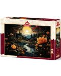 Puzzle Art Puzzle din 1000 de piese - Frumuseți de noapte - 1t