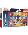 Puzzle Trefl de 60 de piese - Sonic în acțiune - 1t