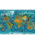 Puzzle Heye 2000 piese - Harta geografică - 2t