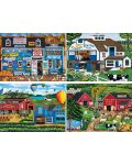 Puzzle Master Pieces din 4 x 500 de piese - În mediul rural - 2t