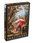 Puzzle D-Toys de 1000 piese – Joc baba-oarba, Jean-Honore Fragonard - 1t