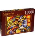 Puzzle Magnolia din 1000 de piese - Față abstractă - 1t