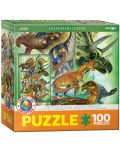 Puzzle Eurographics din 100 de piese - Dinozaurii - 1t