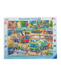 Puzzle Ravensburger de 24 piese - Something is going on on the construction site - 1t