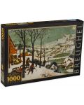 Puzzle D-Toys de 1000 piese - Hunters in the Snow - 1t