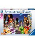 Puzzle Ravensburger 1000 de piese - Gelini în Times Square - 1t