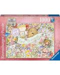 Puzzle Ravensburger 1000 de piese - prietenos cu albinele - 1t