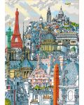 Puzzle Educa de 1000 piese - Paris, Carlo Stanga - 2t