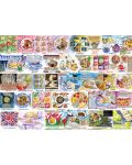 Puzzle Gibsons de 1000 piese - Pork Pies & Puddings - 2t