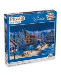 Puzzle Grafix din 1000 de piese - Satul de iarnă - 1t
