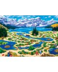 Puzzle Master Pieces din 500 de piese - Vedere la Rocky Mountain - 2t