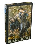 Puzzle D-Toys de 1000 piese – Merlin inselat, Eduard Burne-Jones - 1t