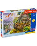Puzzle Castorland din 200 de piese - Valea Dinozaurilor - 1t