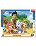Puzzle Trefl de 25 piese - Paw Patrol on the trail - 1t