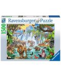 Puzzle Ravensburger de 1500 piese - Jungle Waterfall - 1t