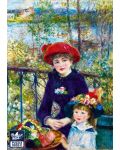 Puzzle Black Sea Lite de 1000 piese - Doua surori pe terasa, Pierre-Auguste Renoir - 2t