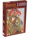 Puzzle Magnolia din 1000 de piese - Femeie africană - 1t