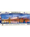 Puzzle panoramic  Master Pieces de 1000 piese - Nashville - 1t