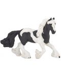 Figurina Papo Horses, Foals And Ponies – Cal alb-negru - 1t