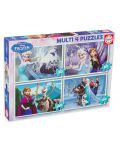 Puzzle Educa 4 in 1 - Frozen - 1t