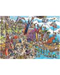 Puzzle Cobble Hill 1000 piese - DoodleTown: Așezarea vikingă  - 2t