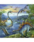 Puzzle  Ravensburger 3 x 49 piese - Dinozaurii - 4t