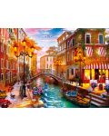 Puzzle Clementoni de 500 piese - Apus se soare peste Venetia, Dominic Davison - 2t