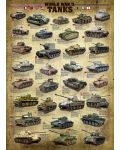 Puzzle Eurographics de 1000 piese – Tancuri din timpul celui de-al doilea razboi mondial  - 2t