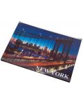 Mapa cu fermoar Panta Plast, A4 - New York Collection - 1t