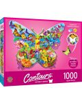 Puzzle Master Pieces de 1000 piese -Butterfly Shape - 1t