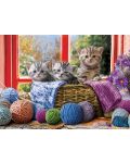 Puzzle Eurographics de 500 piese  XL - Knittin' Kittens - 2t