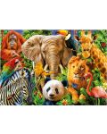 Puzzle Educa din 500 de piese - Animale sălbatice - 2t
