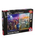 Puzzle Schmidt de 1000 piese - New York - Night and Day - 1t