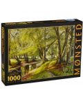 Puzzle D-Toys de 1000 piese - A Summer Day in the Forest with Deer in the Background - 1t