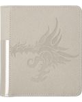 Portofoliu de cărți Dragon Shield Card Storage Folder Codex - Ashen White (80 buc.) - 1t