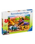 Puzzle Ravensburger de 60 piese - Utilaje grele - 1t