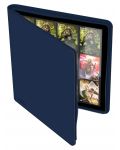 Ultimate Guard Zipfolio 24-Pocket XenoSkin Quadrow Card Storage Folder - Albastru (480 buc.) - 4t