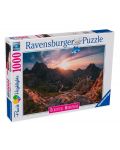 Puzzle Ravensburger cu 1000 de piese - Munți frumoși - 1t
